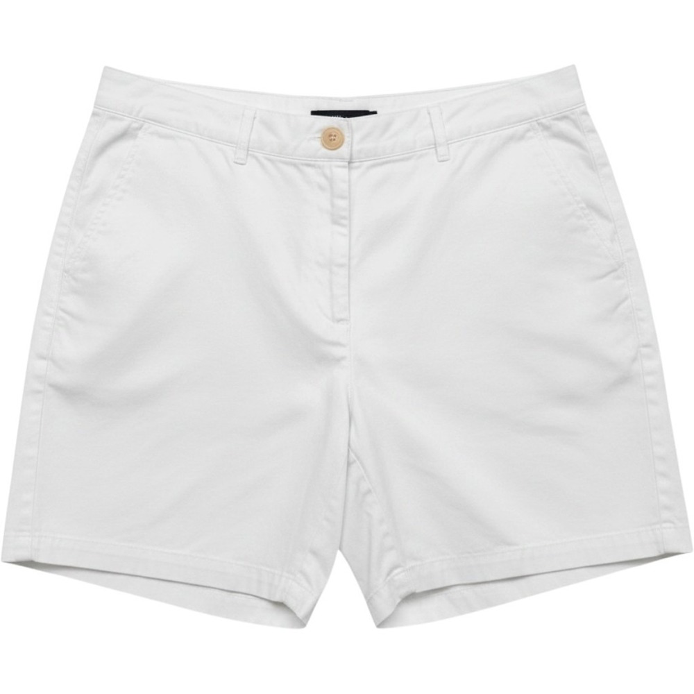 Lauren Ralph Lauren Soft Off White Cotton Twill Shorts Women's Size 12 Chino